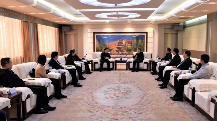 兰州文理学院党委书记阎晓辉一行到访完美（中国）文旅集团