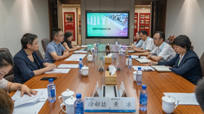 爱奇艺公司副总裁徐勇明一行到访完美（中国）文旅集团