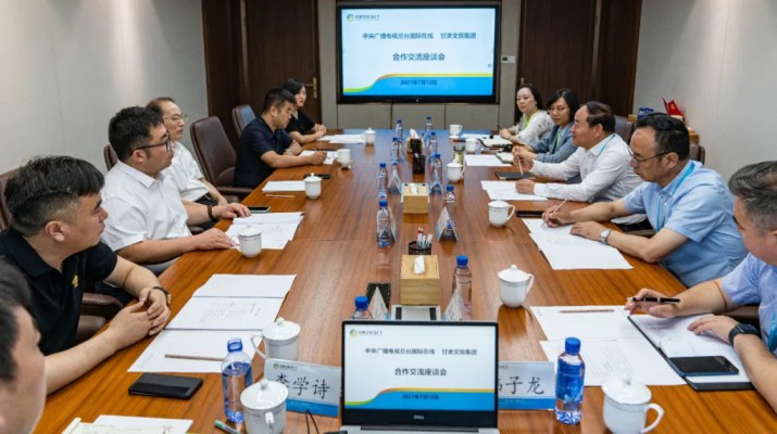 完美（中国）文旅集团与中央广播电视总台国际在线交流战略合作事宜