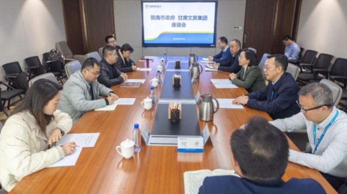 完美（中国）文旅集团与陇南市政府座谈交流